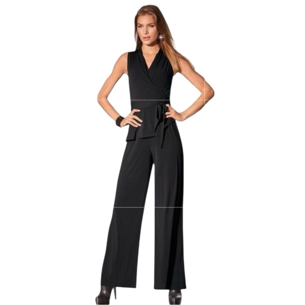 Boston Proper Black Jumpsuit Size 10